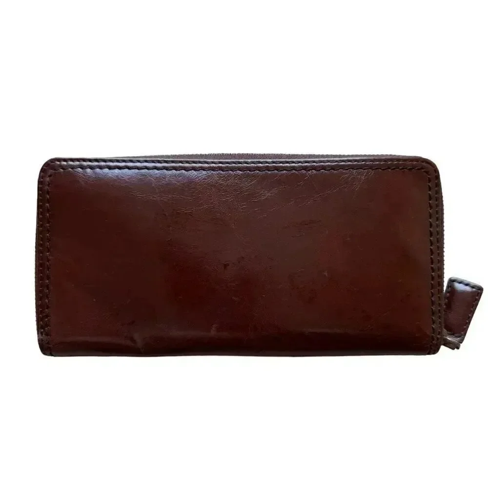 Bugatti Vintage Leather Soft Women’s Long Wallet Organizer